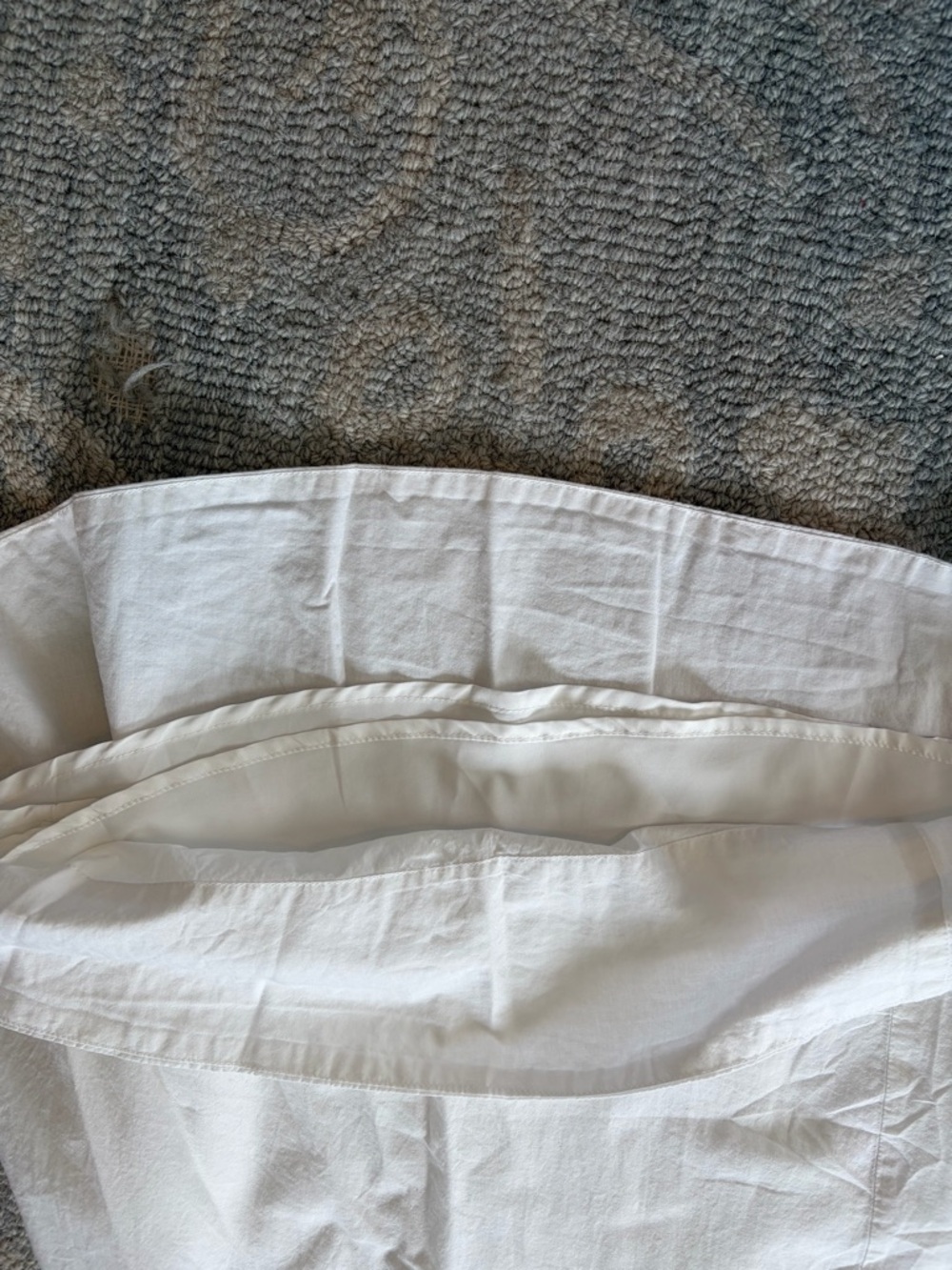 White Ruffled Halter Blouse - Picture 3 of 7